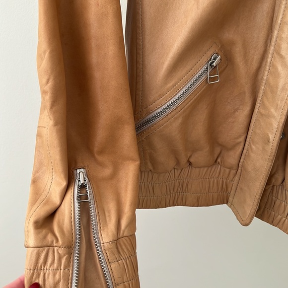 Club Monaco leather jacket - Picture 3 of 5